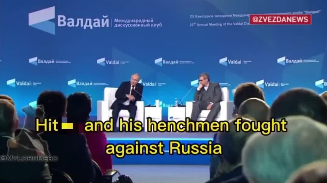 Vladimir Putin Calls Justin Trudeau an Idiot and/or a Villain Over Nazi Applause Incident